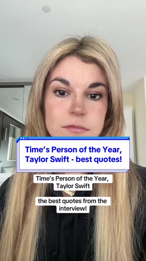 Taylor Swift Time cover quotes